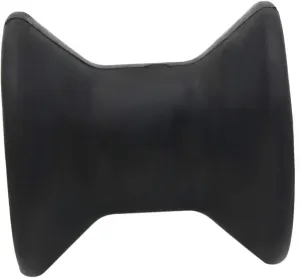 3" Length x 3" Width Boat Trailer Bow Stop Roller Black Rubber by 1/2" Shaft