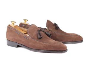 4019 - Braided Tassel Loafer - Kudu Reverse Cigar