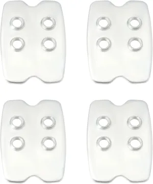 4PCS Cycling Shoes Clips Cleats Compatible with Shimano SPD SM-SH51 SM-SH52 SM-SH55 SM-SH56 29.4x39.3mm Bike Shoes Bike Pedal Cleats