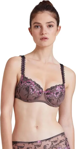Aubade Women's A Fleur De TOI Moulded Half Cup Bra