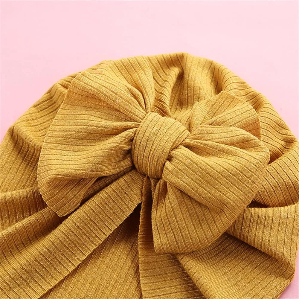 Baby Turban Newborn Baby Girl Hospital Hat Nursery Beanie Headwrap Bohemia Donuts Cap