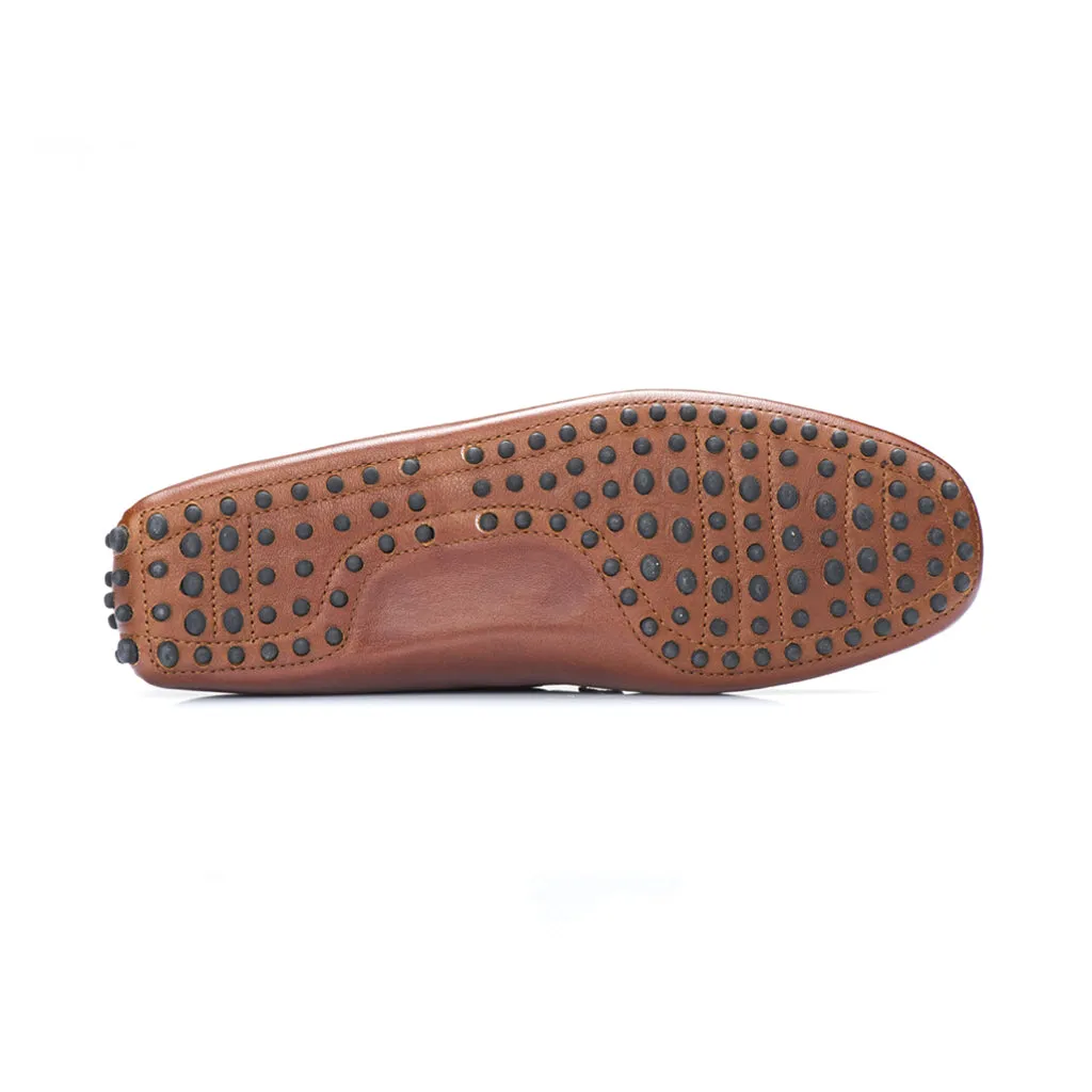 Chestnut Shrunken Baby Calf Leather With Tassel