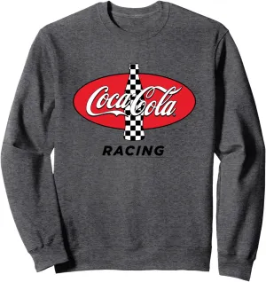 Coca-Cola Racing Red Checkered Vintage Sweatshirt