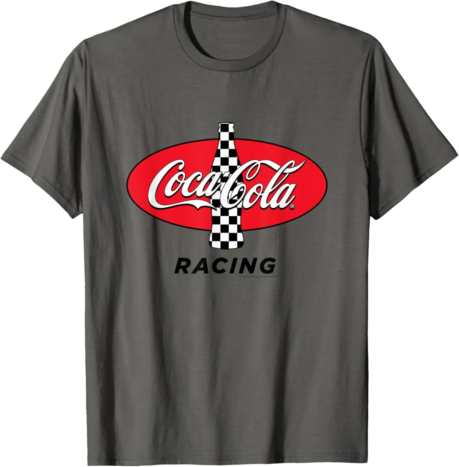 Coca-Cola Racing Red Checkered Vintage T-Shirt