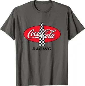 Coca-Cola Racing Red Checkered Vintage T-Shirt