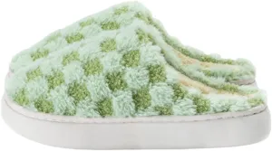 Cute Bedroom Slip on Plaid Shoes House Slippers for Women Plush Warm Fuzzy Slippers Cozy Checkered Slippers