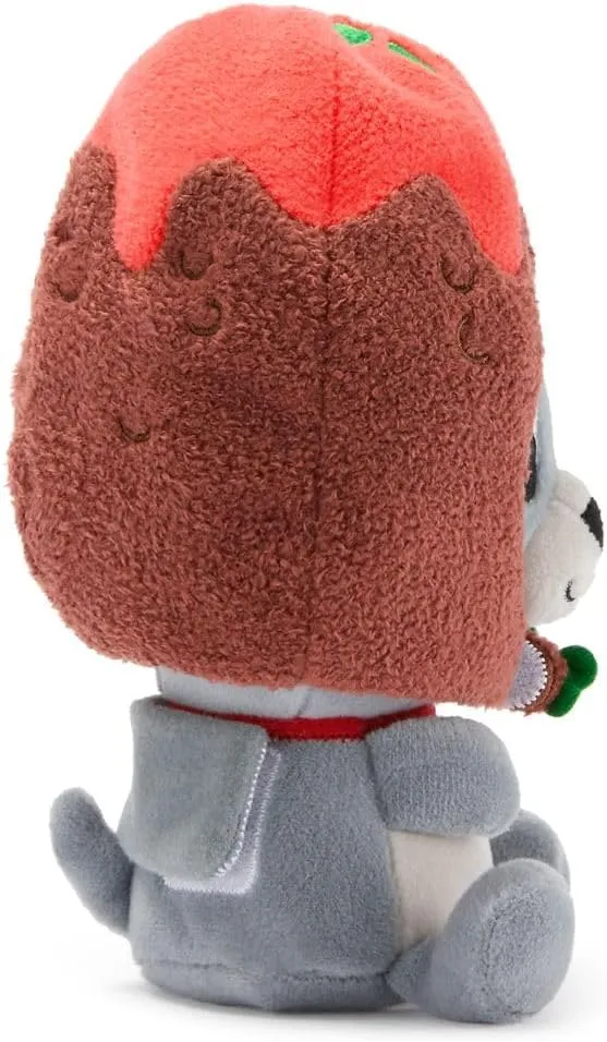 DISNEY STORE Official Mini Mix-Its Plushies – Tramp - Cute Stuffed Animals - Mix & Match Detachable Hats - Hook and Loop Strap - Plush Toys for Kids and Collectors, 7 Inch