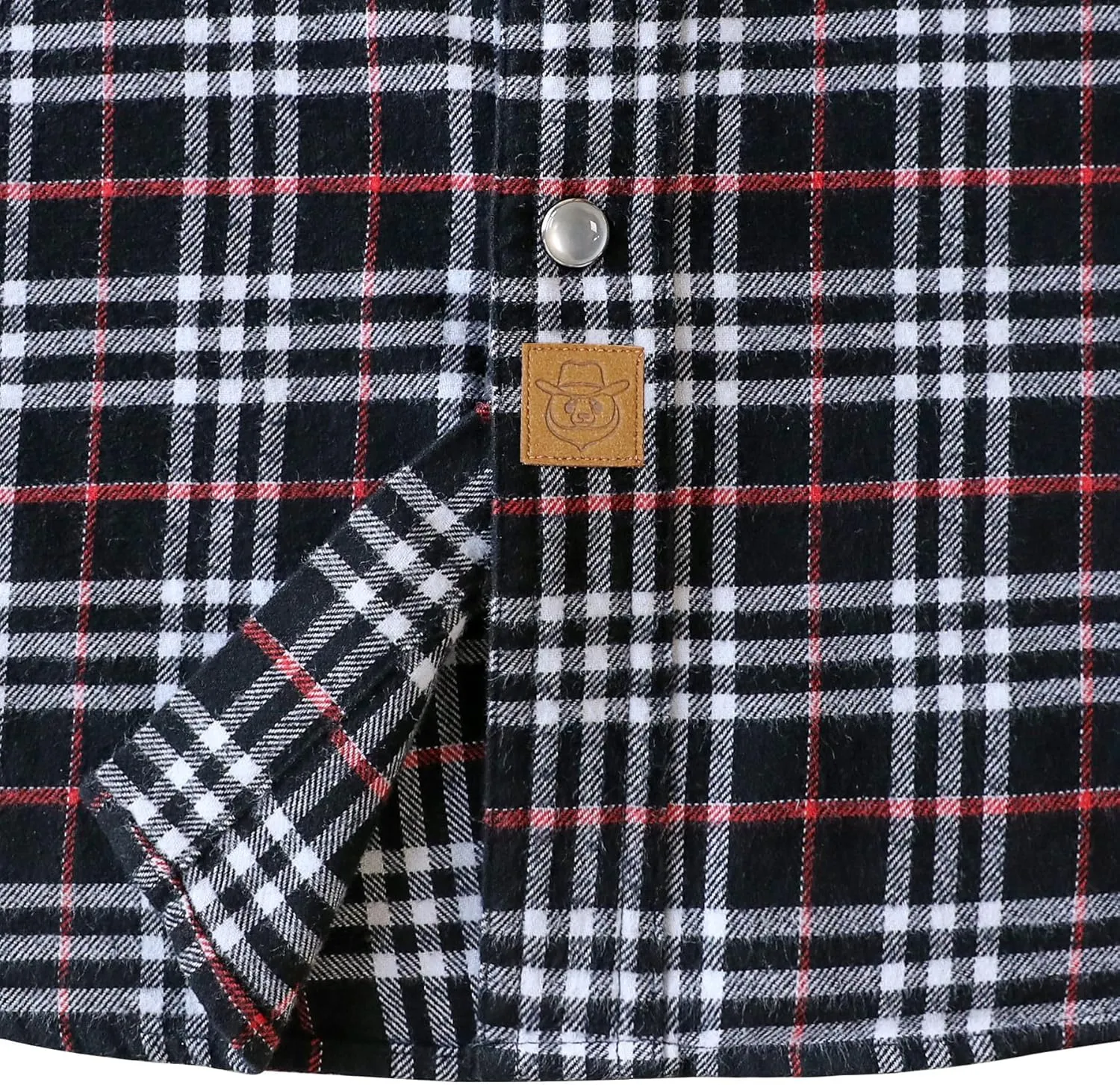 Dubinik® Mens Flannel Shirts Long Sleeve Casual Cozy Pearl Snap Shirts for Men Western Cowboy Plaid Soft Pure Cotton