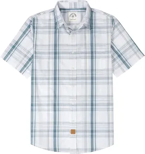 Dubinik® Mens Short Sleeve Button Down Shirts Summer Vintage Short Sleeve Button Down Men Lightweight Men's Casual Shirts