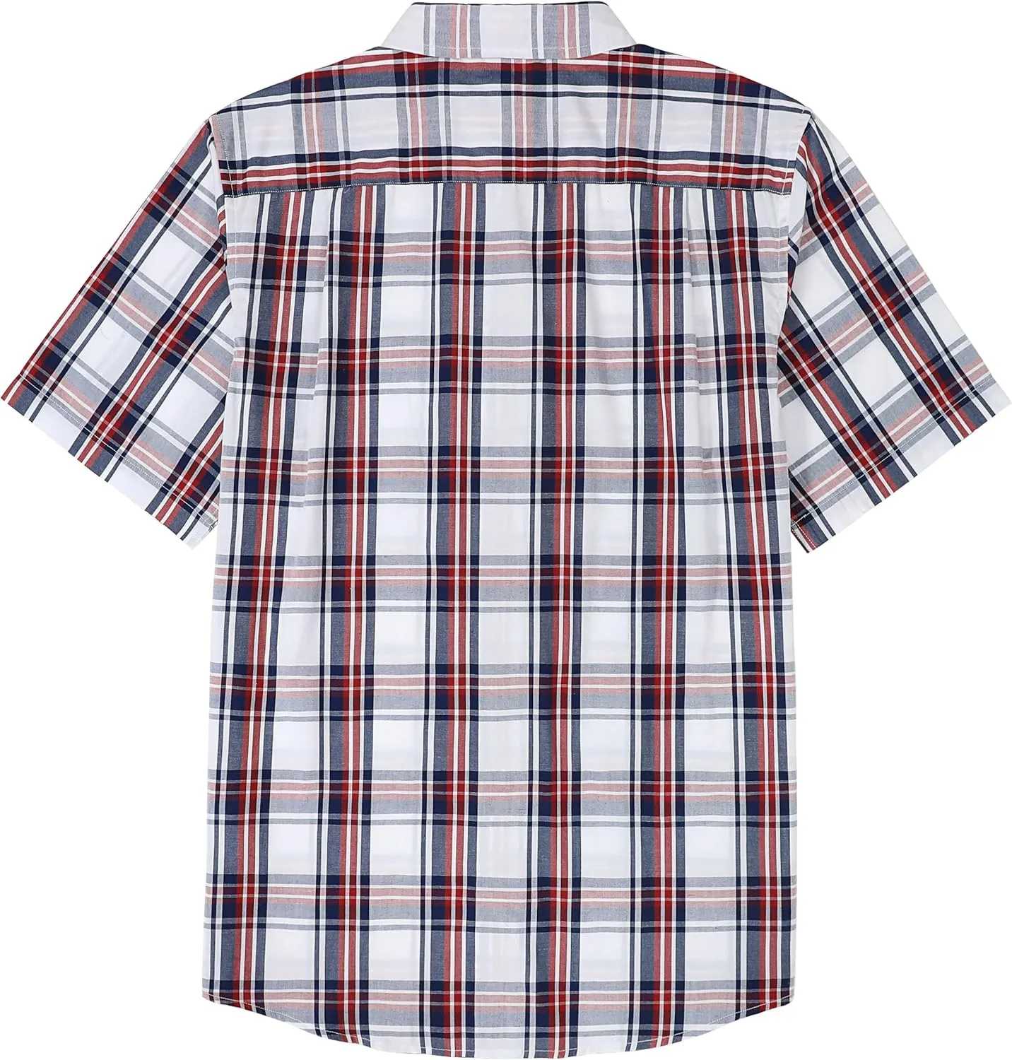 Dubinik® Mens Short Sleeve Button Down Shirts Summer Vintage Short Sleeve Button Down Men Lightweight Men's Casual Shirts