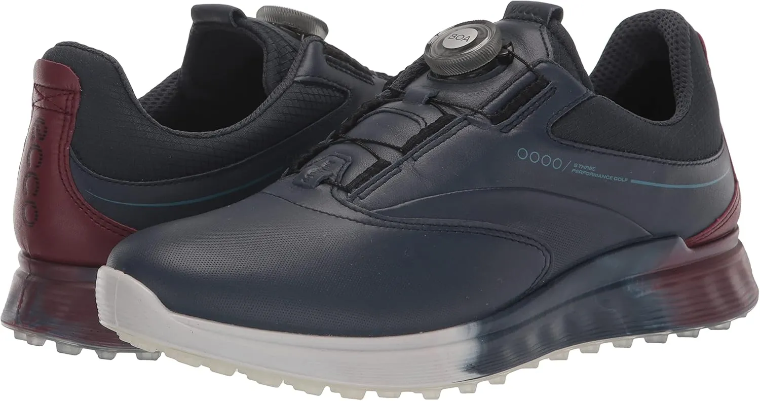 ECCO Men's S-Three Boa Gore-tex Waterproof Hybrid Golf Shoe