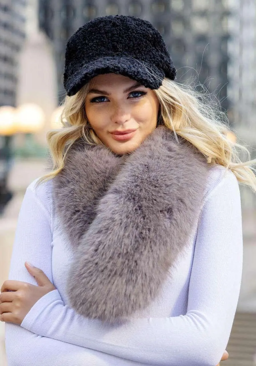 Fabulous-Furs Donna Salyers Fox Faux Fur Chateau Clip Scarf