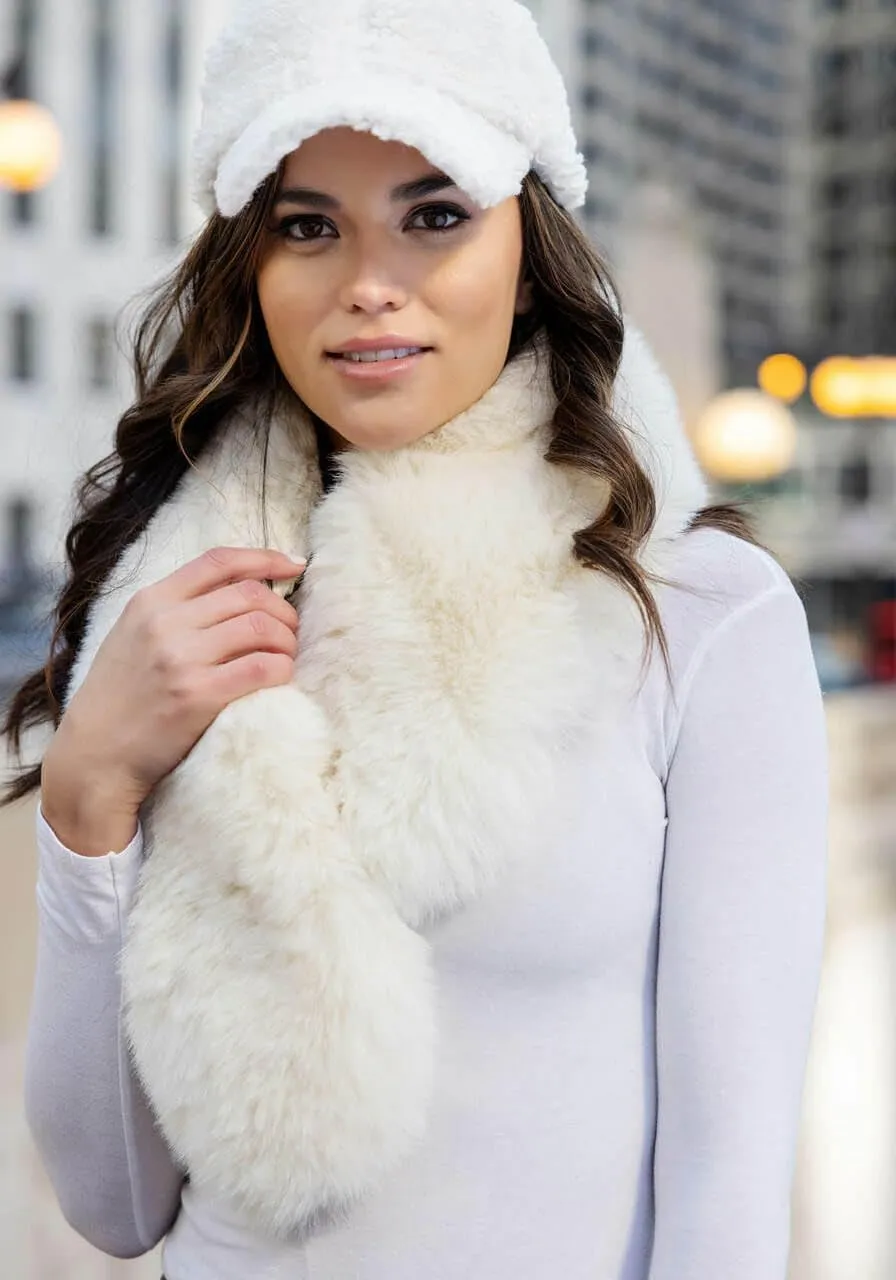 Fabulous-Furs Donna Salyers Fox Faux Fur Chateau Clip Scarf