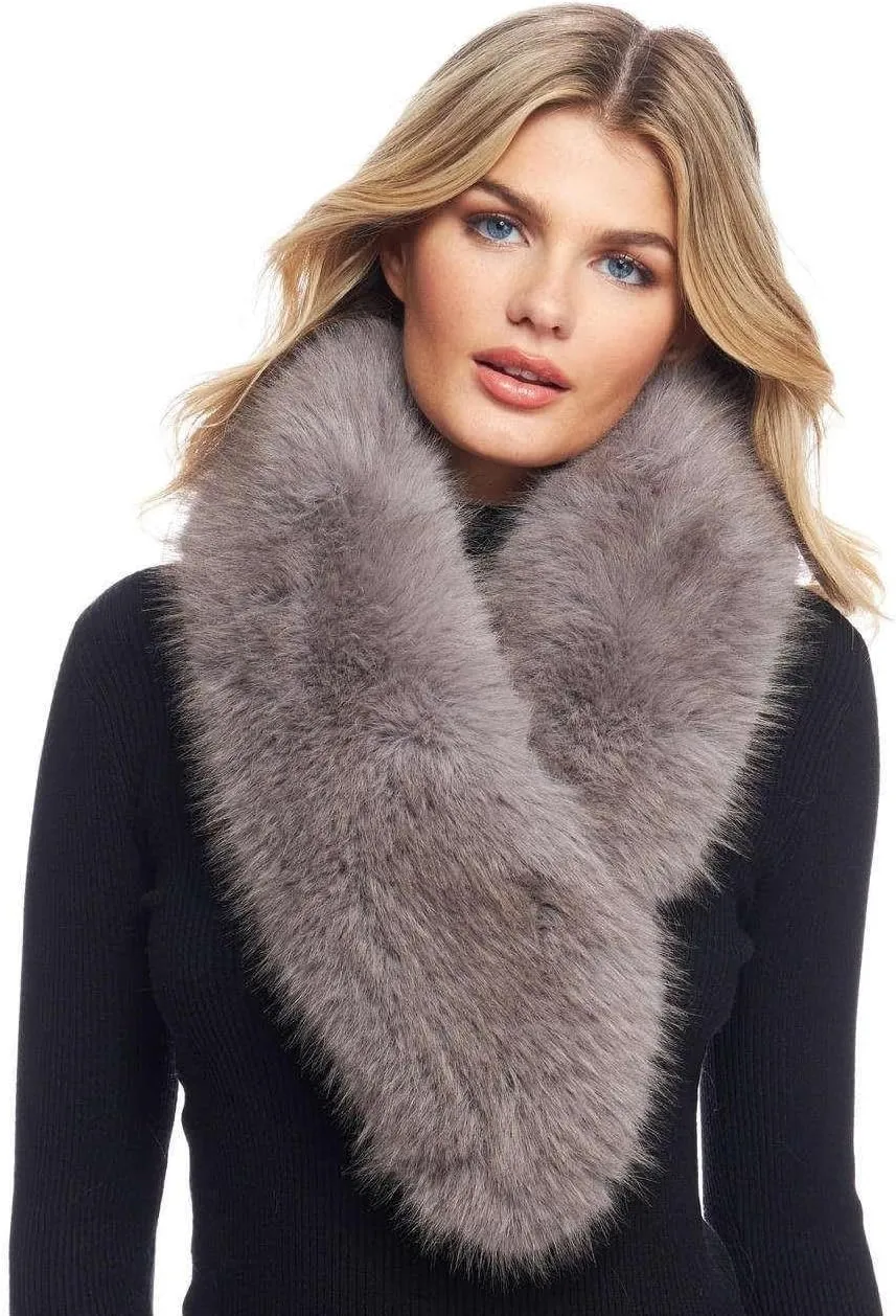 Fabulous-Furs Donna Salyers Fox Faux Fur Chateau Clip Scarf