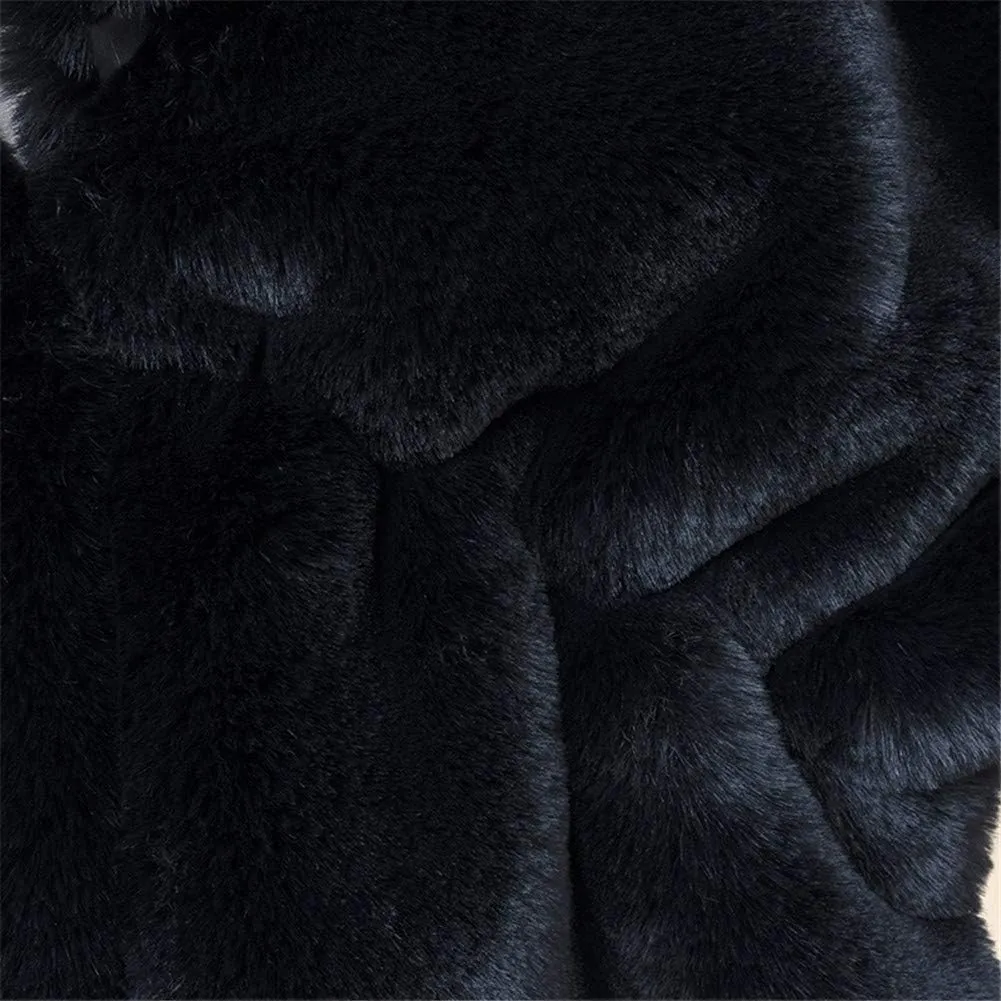 Faux Fur Shawls and Wraps For Women Stole Bridal Bridesmaids Warm Womens Cloak Cape Coat For Wedding Party