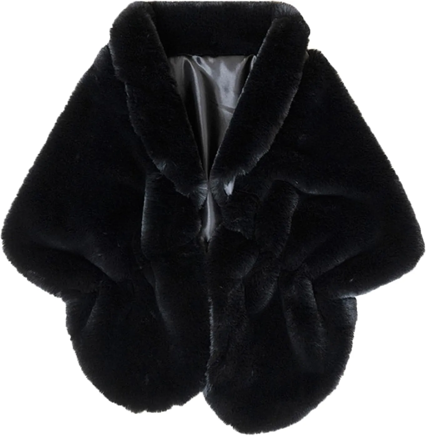 Faux Fur Shawls and Wraps For Women Stole Bridal Bridesmaids Warm Womens Cloak Cape Coat For Wedding Party