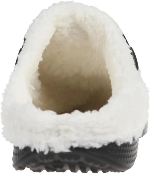 Foamwalk Women's Comfortable Furry Solid and Bubble Heel Platform Clogs with Faux Fur Lining - Fur Lined Clogs for Women