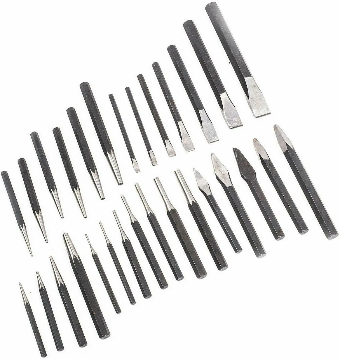 For 29 PC Master Mechanic's Punch and Cold Chisel Set