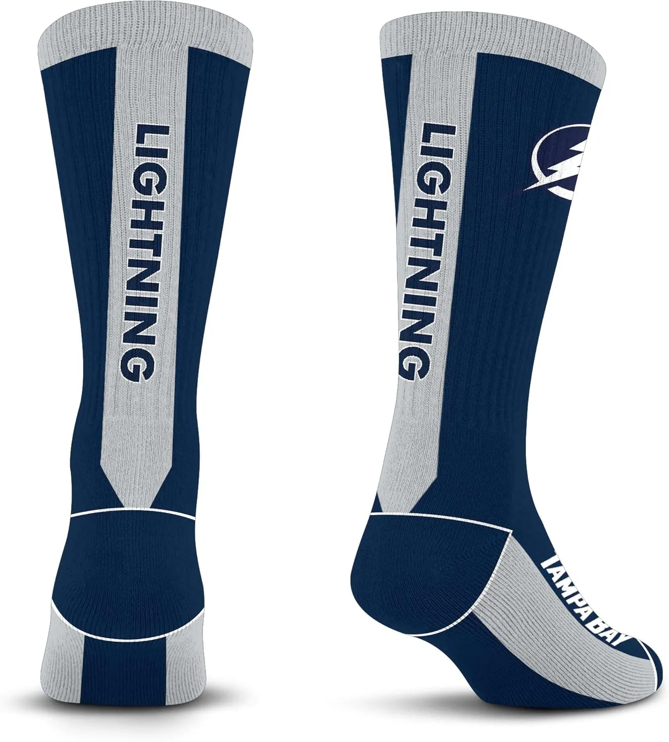 For Bare Feet MVP Crew Sock NHL Large
