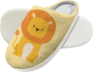 Forchrinse Cool Tiger Boys Slippers for Kids Plush House Slippers Soft Memory Foam Indoor Outdoor Clog Slipper Shoe Lightweight