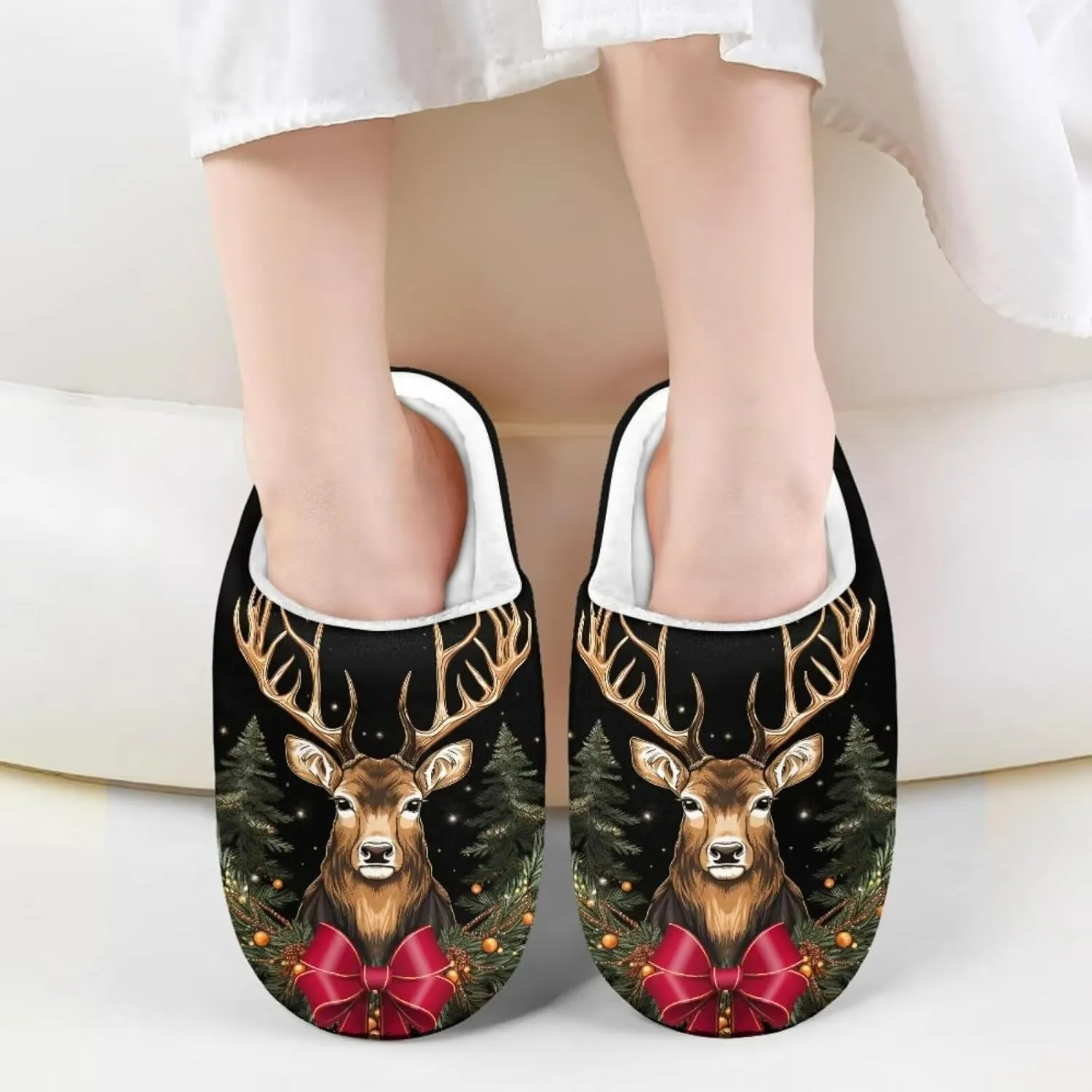 Fuzzy Slippers for Girls Unisex-Child Plush House Shoes Boys Cozy Slippers
