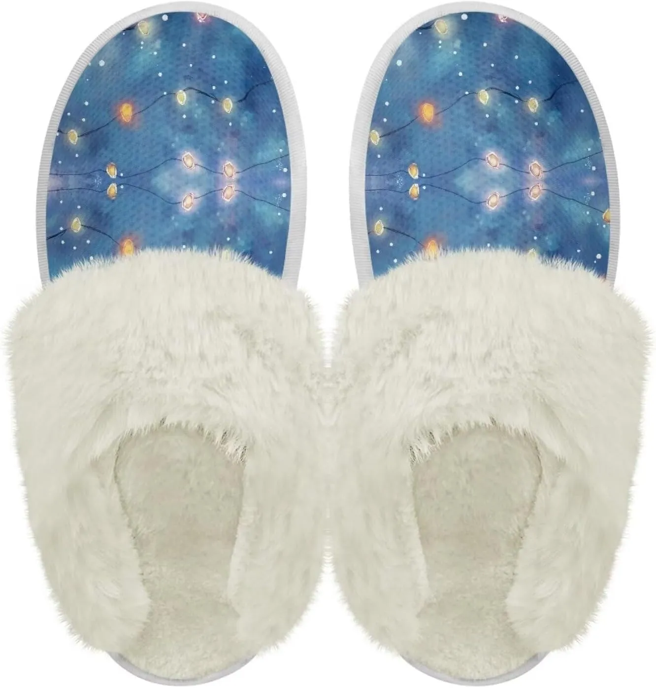 Fuzzy Slippers for Women Cozy Indoor Slippers for Women Fluffy Fur