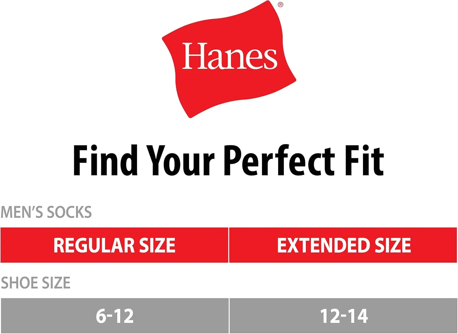 Hanes Men Ultra Cushion FreshIQ Odor Control with Wicking Crew Socks, 6-Pair Pack