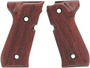 Hogue 92911 Beretta 92 Grips, Rosewood Checkered, one Size
