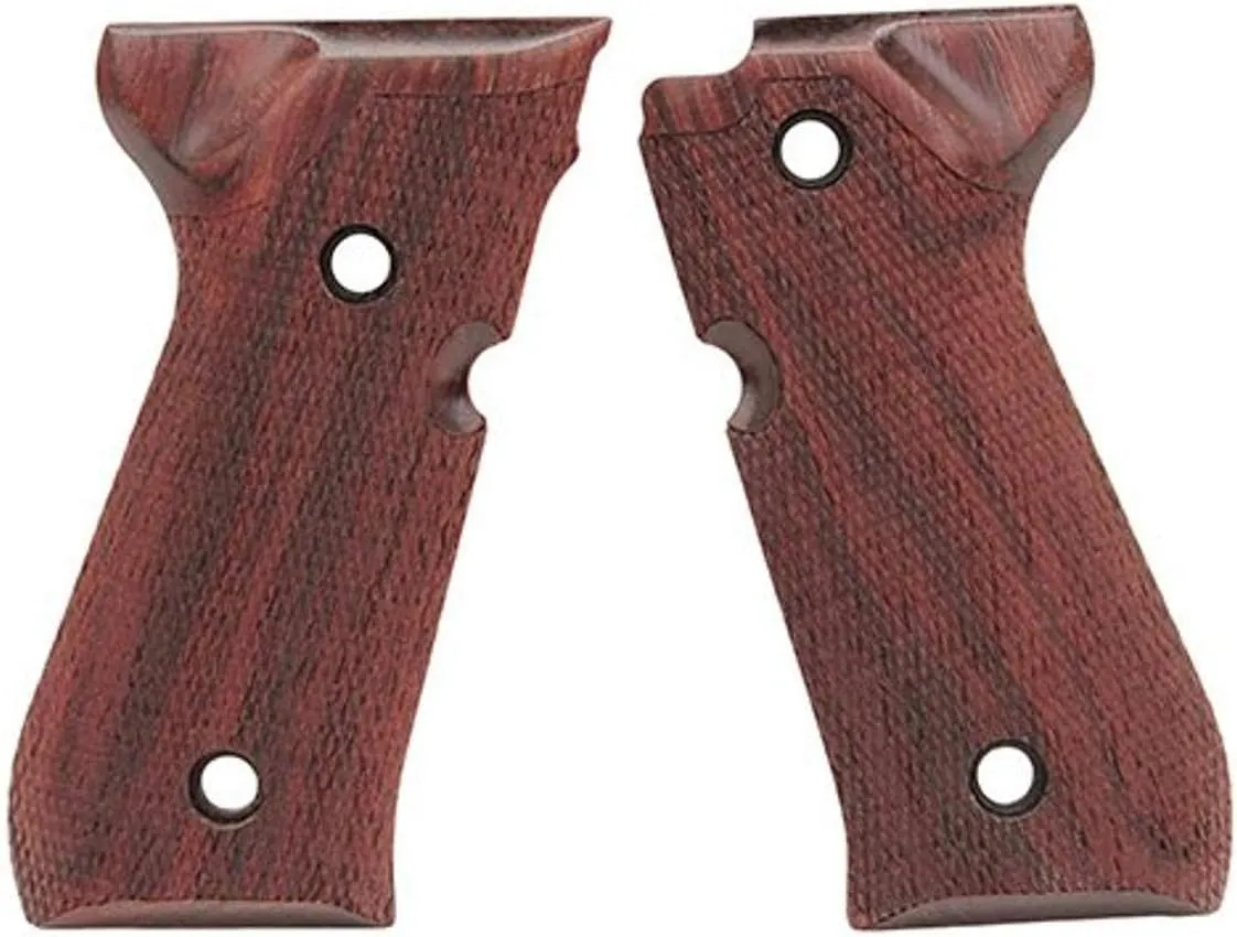 Hogue 92911 Beretta 92 Grips, Rosewood Checkered, one Size