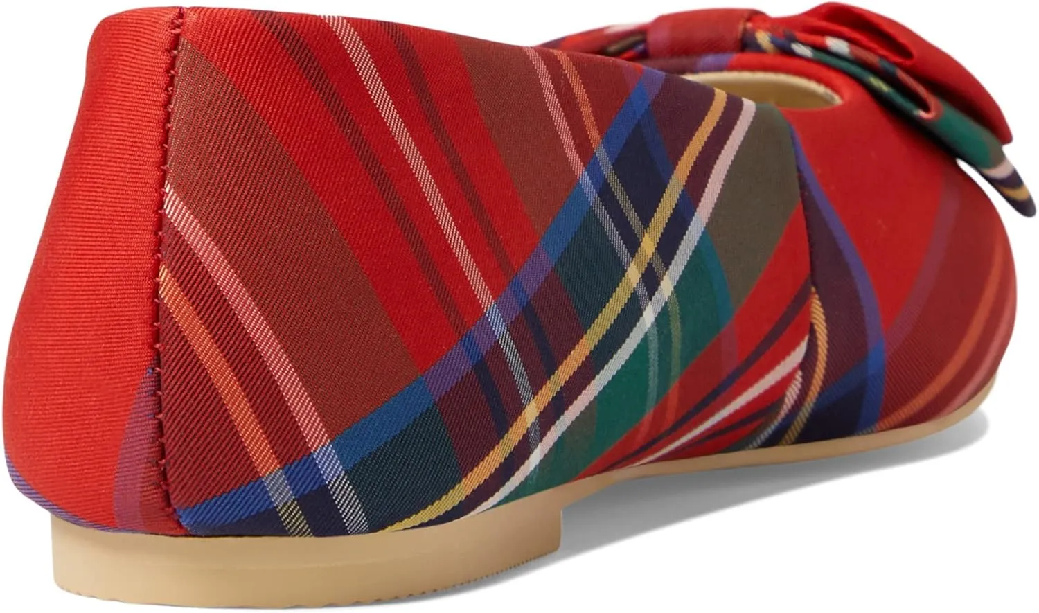 Janie and Jack Girl's Plaid Bow Flat (Toddler/Little Kid/Big Kid)