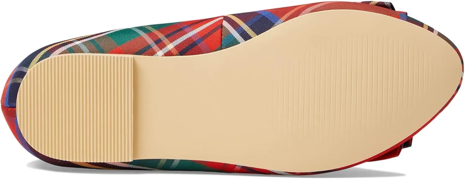 Janie and Jack Girl's Plaid Bow Flat (Toddler/Little Kid/Big Kid)