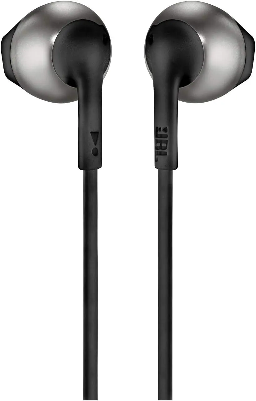 JBL TUNE 205 - In-Ear Headphone with One-Button Remote/Mic - Black