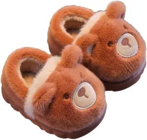 Kids Boy Girl Lovely Cartoon Animal Warm Winter Slippers