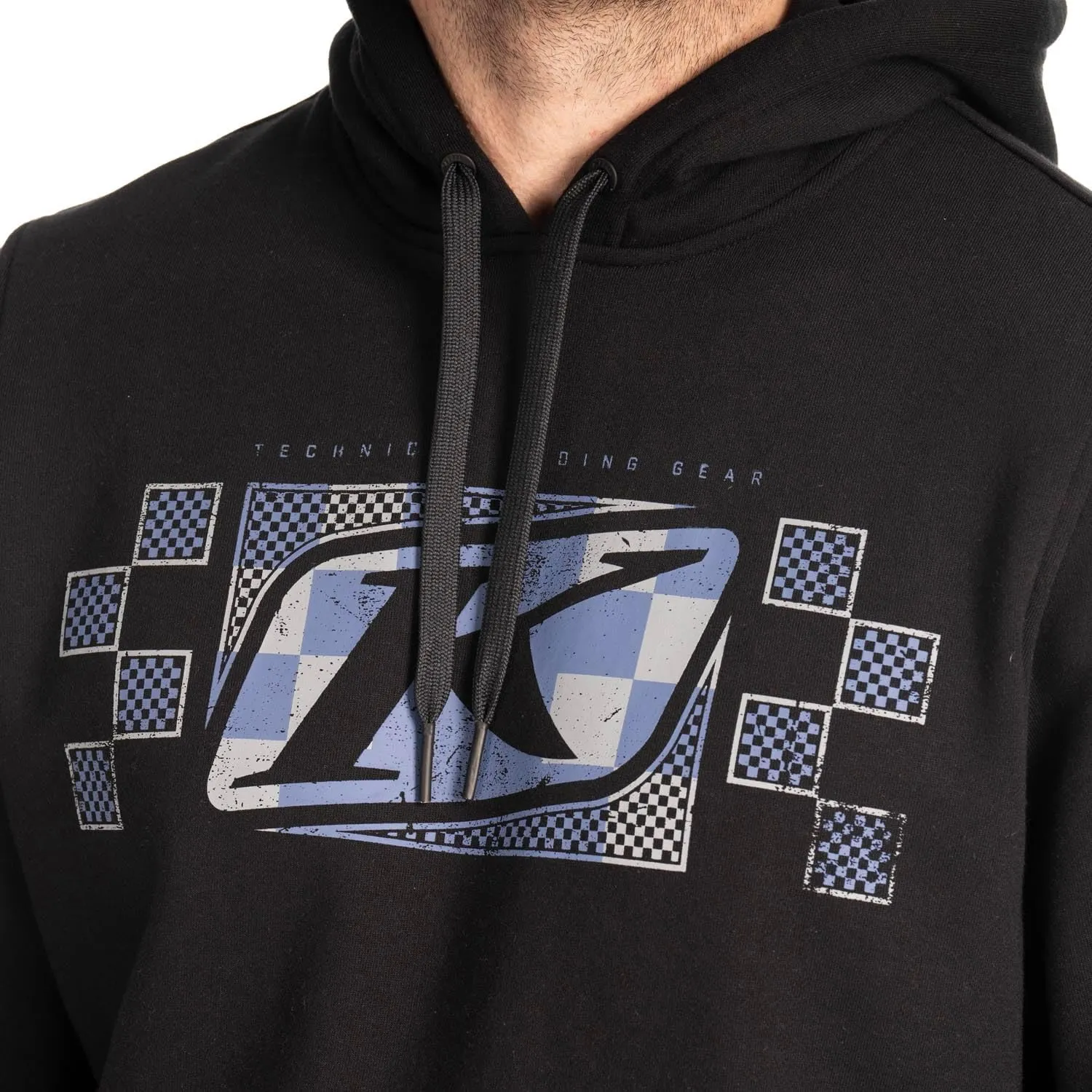 KLIM Men's Checkered Banner Pullover Hoodie