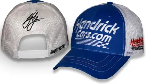 Kyle Larson #5 NASCAR 2025 Adult Sponsor Mesh Snapback Blue Hat