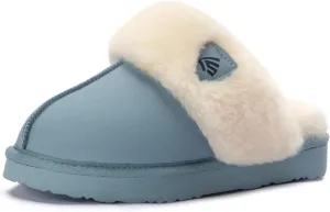 LazyStep Women's Fuzzy House Slippers, Slip on Warm Indoor and Outdoor House Shoes