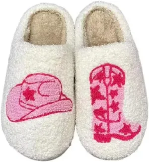 LNERIP Animal Slippers Fruit Slippers Plant Slippers Various Cartoon Patterns Fluffy Soft Memory Foam Retro Indoor Outdoor Home Couple Shoes