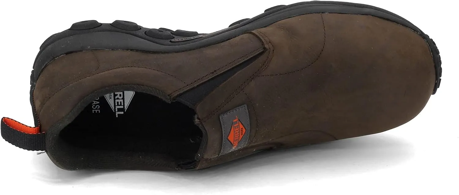 Merrell Men's Jungle Moc Leather Composite Toe Static Dissipative Construction Shoe