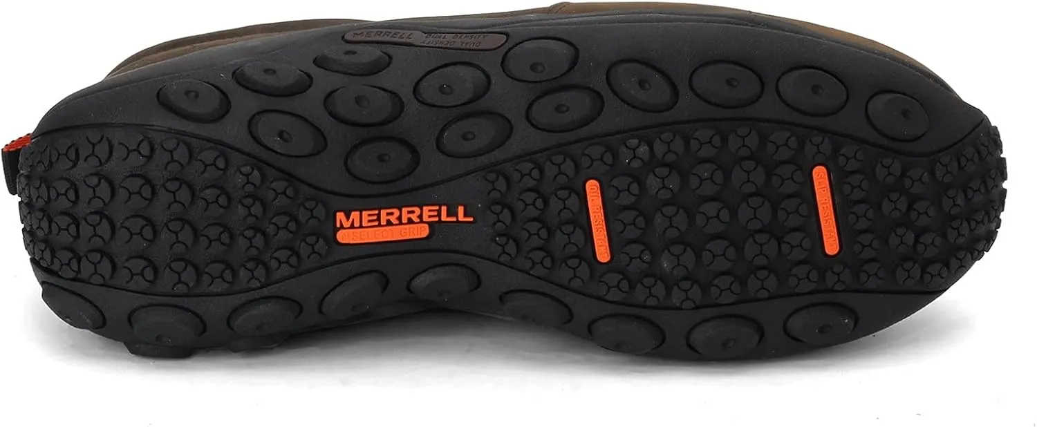 Merrell Men's Jungle Moc Leather Composite Toe Static Dissipative Construction Shoe