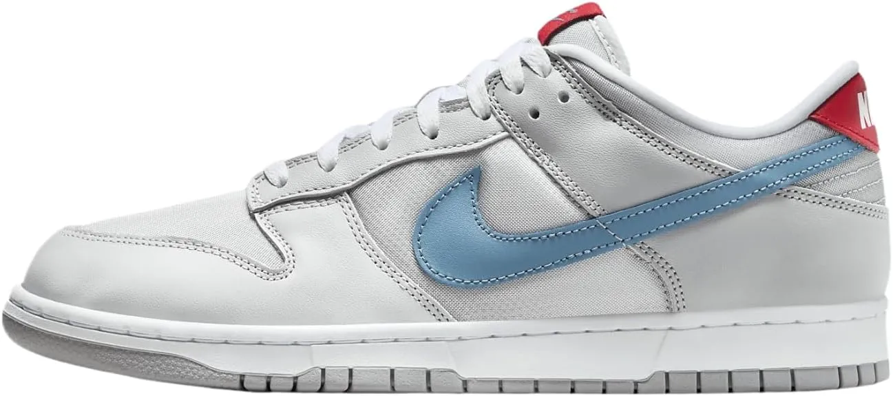 Nike Dunk Low Men's Shoes (HF0391-001, Metallic Silver/Neutral Grey/Flat Silver/Aegean Storm) Size 14