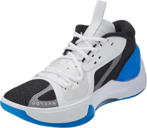 Nike Jordan Mens Zoom Separate White Black Photo Blue Basketball Shooes (White Photo Blue Black Metallic Silver, US Footwear Size System, Adult, Men, Numeric, Medium, 12)