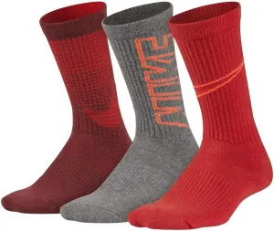Nike Kids Boy's Performance Cushion 3-Pair Socks (Little Kid/Big Kid) Multicolor 3 SM (3 Little Kid - 5 Big Kid Shoe)