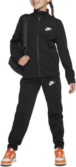 Nike Sportswear Big Kids' Tracksuit (FD3067-010, Black/Black/White)