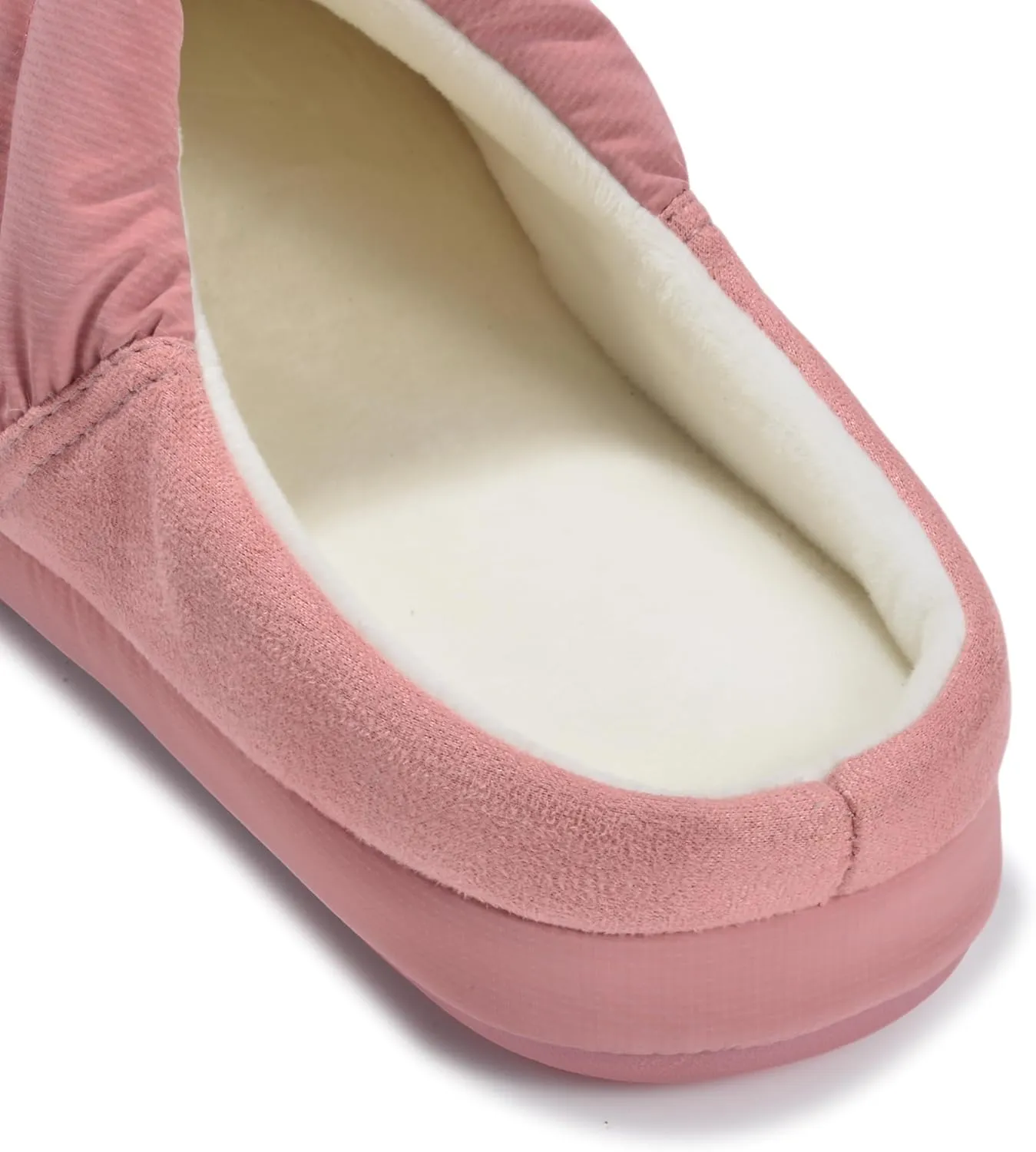 Non Slip House Slipper, Goose Down Fuzzy Memory Foam Slippers, Winter Warm Indoor Shoes for Women and Men