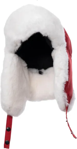 Outdoor Real Fur Ushanka - Rex Rabbit or Fox Fur, Unisex Design for All Weather