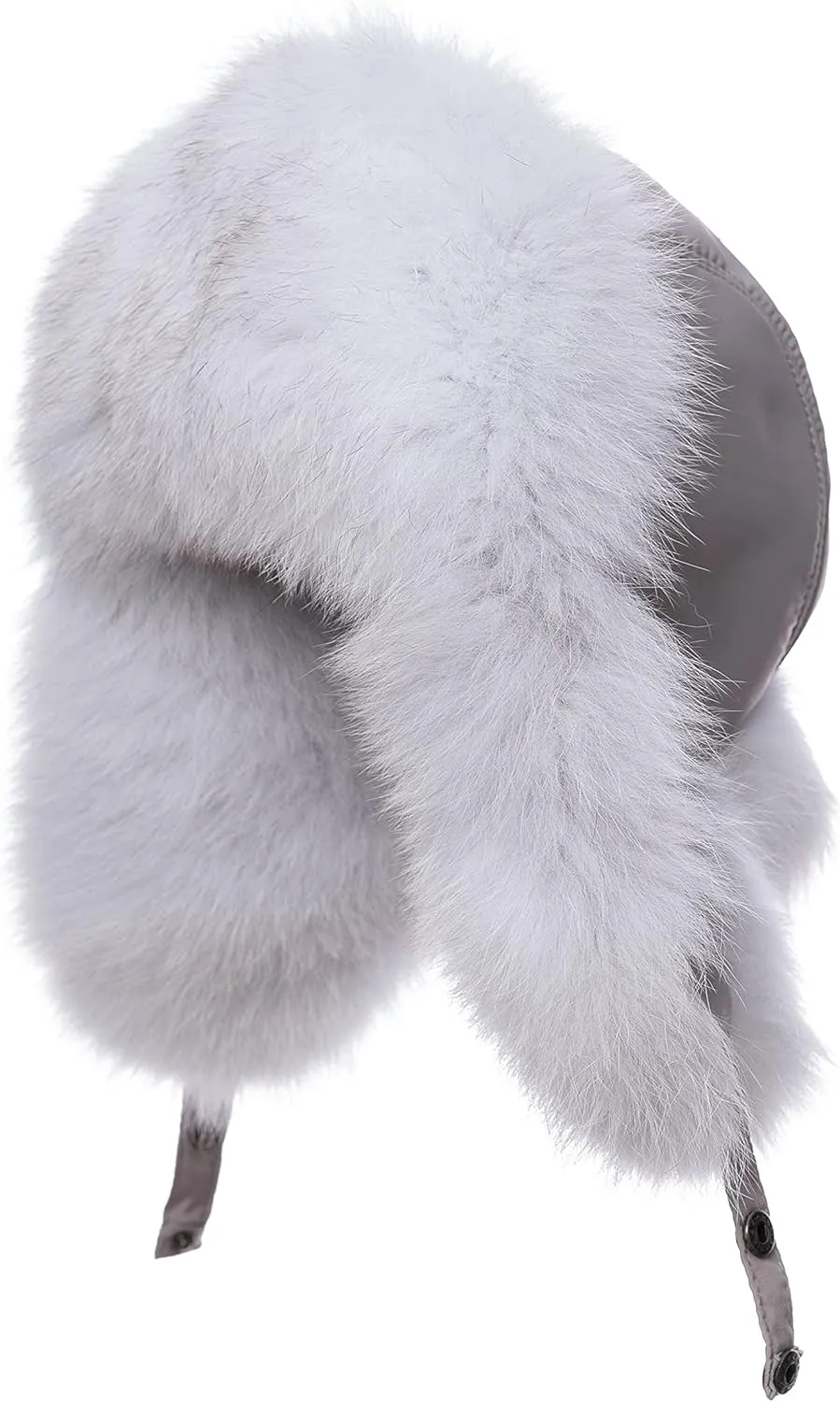 Outdoor Real Fur Ushanka - Rex Rabbit or Fox Fur, Unisex Design for All Weather