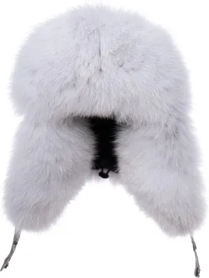 Outdoor Real Fur Ushanka - Rex Rabbit or Fox Fur, Unisex Design for All Weather