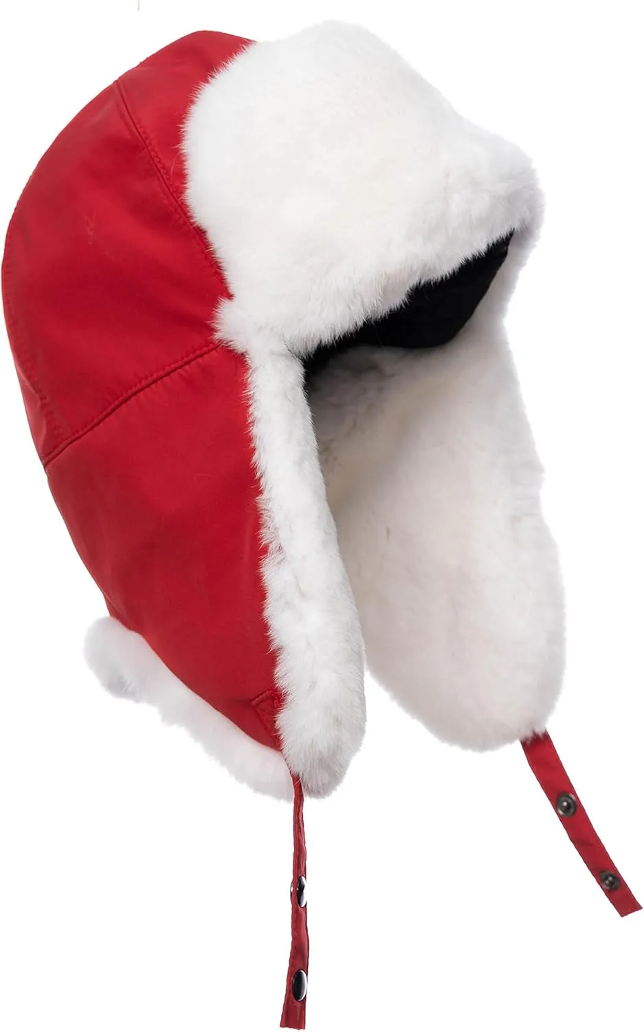 Outdoor Real Fur Ushanka - Rex Rabbit or Fox Fur, Unisex Design for All Weather