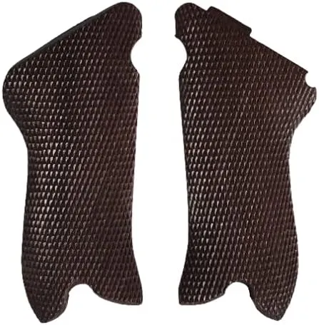 P08 German Repro Luger Handmade Checkered WWII Pistol Original Wooden Grips
