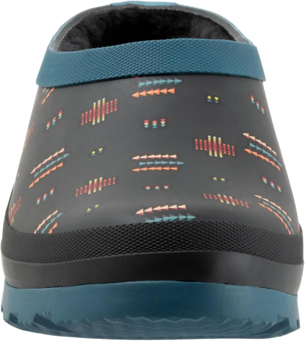 PENDLETON Women's Clog with Faux Fur Lining, Premium Rubber, Non-Slip Sole, 1.5" Heel